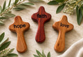 Customized Wood Pocket Crosses
