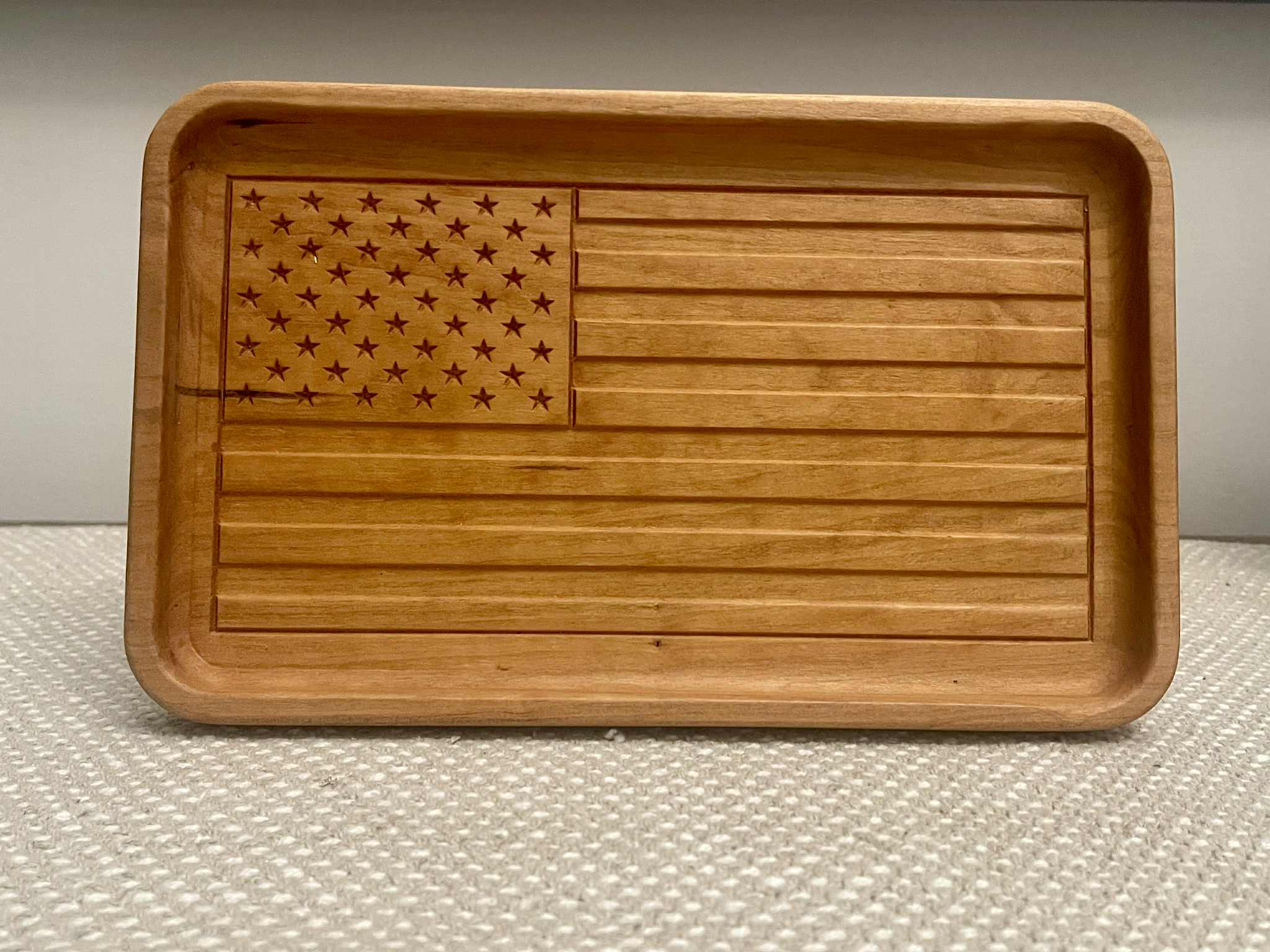 American Flag Catch Tray